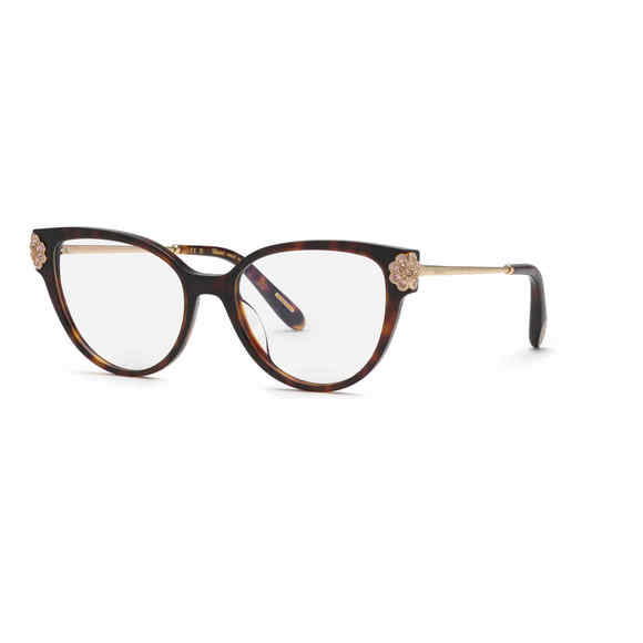 CHOPARD OPTICAL VCH381S Eyeglasses SHINY-CLASSIC-HAVANA-0909 54mm